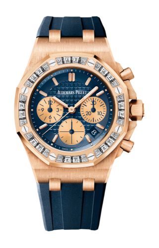 Audemars Piguet Royal Oak OffShore Lady Chronograph Pink Gold / Blue / Bartorelli 26236OR.ZZ.D027CA.01