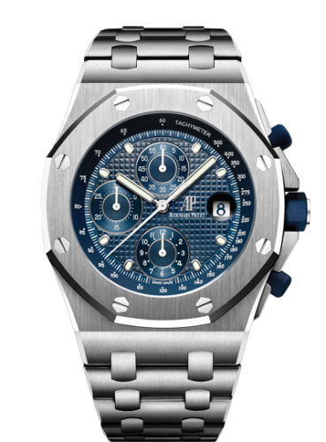Audemars Piguet Royal Oak Offshore 26237 Stainless Steel / Blue / Bracelet / 25th Anniversary 26237ST.OO.1000ST.01