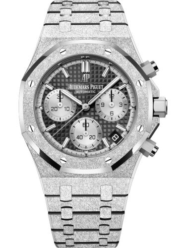 Audemars Piguet Royal Oak Chronograph 41 Frosted White Gold / Black 26239BC.GG.1224BC.02