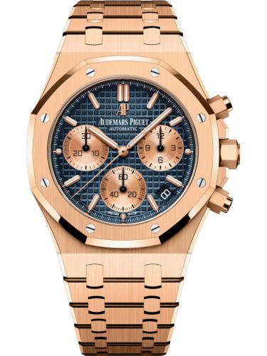 Audemars Piguet Royal Oak Chronograph 41 Pink Gold / Blue / Bracelet 26239OR.OO.1220OR.01