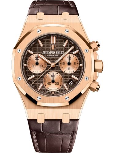 Audemars Piguet Royal Oak Chronograph 41 Pink Gold / Brown / Alligator 26239OR.OO.D812CR.01