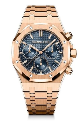 Audemars Piguet Royal Oak Chronograph 41 Pink Gold / Blue / 50th Anniversary 26240OR.OO.1320OR.0
