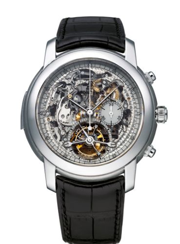 Audemars Piguet Jules Audemars Minute Repeater Tourbillon Chronograph Platinum / Openworked 26270PT.OO.D002CR.01