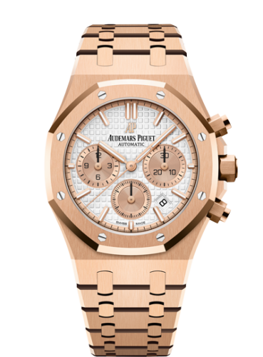 Audemars Piguet Royal Oak Chronograph 38 Pink Gold / Silver 26315OR.OO.1256OR.01