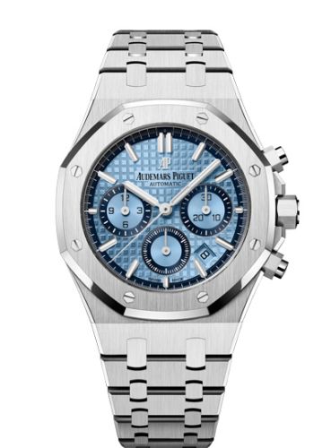 Audemars Piguet Royal Oak Chronograph 38 White Gold / Light Blue 26317BC.OO.1256BC.01
