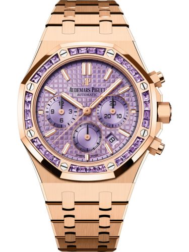 Audemars Piguet Royal Oak Chronograph 38 Pink Gold / Amethysts / Purple 26319OR.AY.1256OR.01