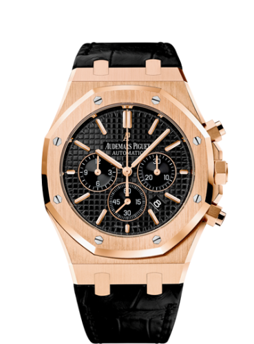 Audemars Piguet Royal Oak Chronograph 41 Pink Gold / Black / Strap 26320OR.OO.D002CR.01
