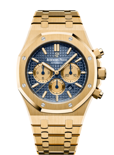 Audemars Piguet Royal Oak Chronograph 41 Yellow Gold / Blue / Bracelet 26331BA.OO.1220BA.01