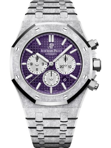 Audemars Piguet Royal Oak 41 Chronograph Frosted White Gold / Purple 26331BC.GG.1224BC.01