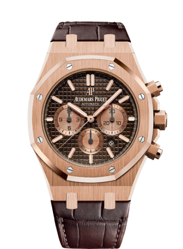 Audemars Piguet Royal Oak Chronograph 41 Pink Gold / Brown / Alligator 26331OR.OO.D821CR.01