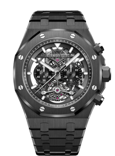 Audemars Piguet Royal Oak 26343 Tourbillon Chronograph Openworked Ceramic 26343CE.OO.1247CE.01