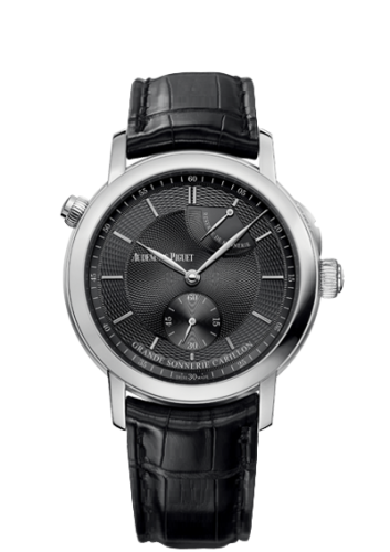 Audemars Piguet Jules Audemars 26344 Grande Sonnerie Carillon Platinum / The Hour Glass Black 26344PT.OO.D002CR.02