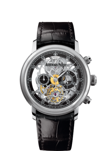 Audemars Piguet Jules Audemars 26346 Tourbillon Chronograph Openworked White Gold Boutique 26346BC.OO.D002CR.01