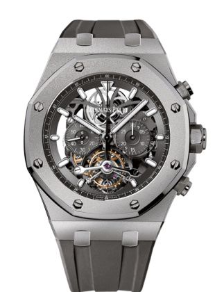 Audemars Piguet Royal Oak Tourbillon Chronograph Openworked Titanium / Boutique Edition 26347TI.GG.D004CA.02