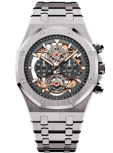 Audemars Piguet Royal Oak 26347 Tourbillon Chronograph Openworked Titanium 26347TI.OO.1205TI.01