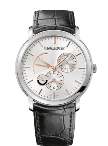 Audemars Piguet Jules Audemars 15180 Dual Time White Gold / Silver 26380BC.OO.D002CR.01
