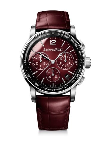 Audemars Piguet CODE 11.59 Chronograph Selfwinding White Gold / Burgundy 26393BC.OO.A068CR.01