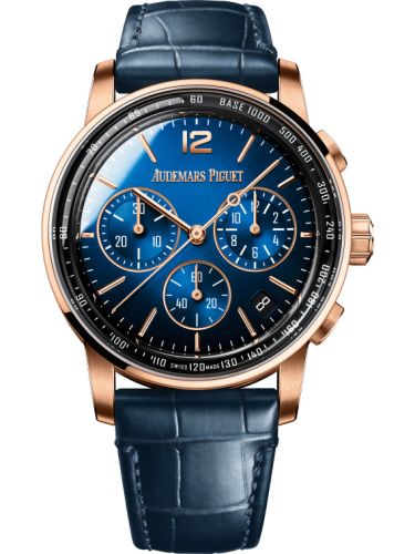 Audemars Piguet CODE 11.59 Chronograph Selfwinding Pink Gold / Blue 26393OR.OO.A028CR.01