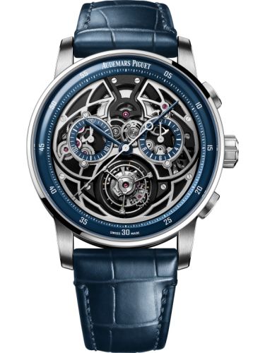 Audemars Piguet CODE 11.59 Selfwinding Flying Tourbillon Chronograph White Gold / Blue 26399BC.OO.D321CR.01