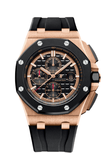 Audemars Piguet Royal Oak Offshore 42 Pink Gold / Ceramic / Black / Rubber 26401RO.OO.A002CA.02