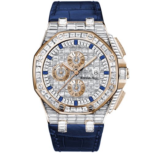 Audemars Piguet Royal Oak Offshore Pink Gold - Baguette / Sapphire 26403OR.ZZ.D322CR.01