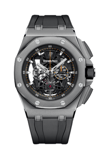Audemars Piguet Royal Oak Offshore Tourbillon Chronograph Openworked Titanium / Rubber 26407TI.GG.A002CA.01