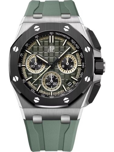 Audemars Piguet Royal Oak Offshore 43 Titanium - Ceramic / Smoked Green 26420IO.OO.A402CA.01