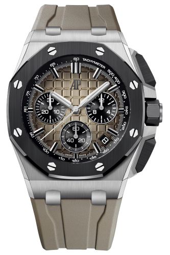 Audemars Piguet Royal Oak Offshore 43 Stainless Steel / Ceramic / Taupe 26420SO.OO.A600CA.01