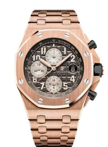 Audemars Piguet Royal Oak Offshore 42 Pink Gold / Grey / Bracelet 26470OR.OO.1000OR.02