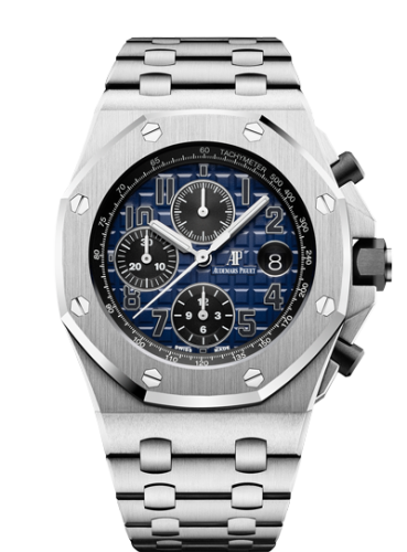Audemars Piguet Royal Oak Offshore 42 Platinum / Smoked Blue / Bracelet 26470PT.OO.1000PT.02