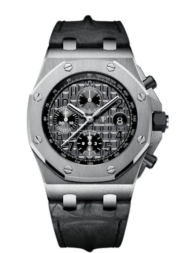 Audemars Piguet Royal Oak Offshore 26470 Stainless Steel / Grey / Alligator 26470ST.OO.A104CR.01
