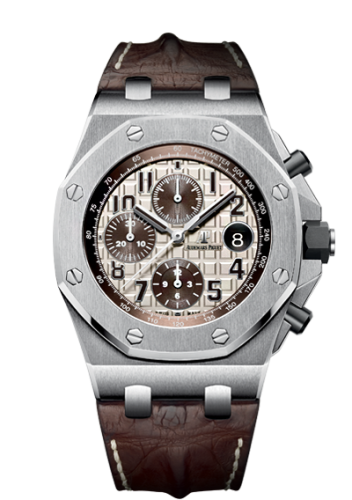 Audemars Piguet Royal Oak Offshore 26470 Stainless Steel / Safari / Alligator 26470ST.OO.A801CR.01
