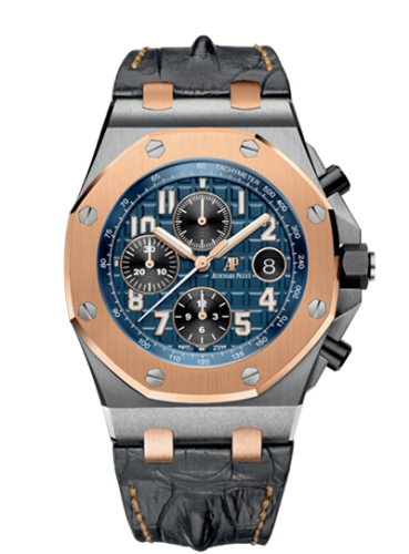 Audemars Piguet Royal Oak Offshore 26471 Stainless Steel / Pink Gold / Bucherer Blue Editions 26471SR.OO.D101CR.01