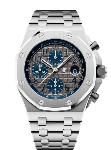 Audemars Piguet Royal Oak OffShore 42 Chronograph Titanium / Grey / Bracelet / QE II Cup 26474TI.OO.1000TI.01