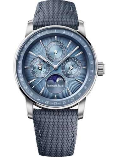 Audemars Piguet CODE 11.59 Perpetual Calendar White Gold / Smoked Blue 26494BC.OO.D350KB.01