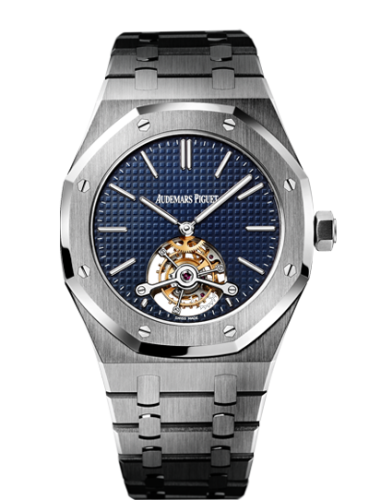 Audemars Piguet Royal Oak Ultra Thin Tourbillon Stainless Steel / Blue 26510ST.OO.1220ST.01