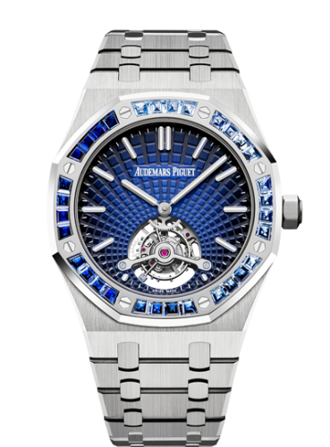 Audemars Piguet Royal Oak Ultra Thin Tourbillon Platinum / Smoked Blue Evolutive / Sapphire 26521PT.YY.1220PT.01