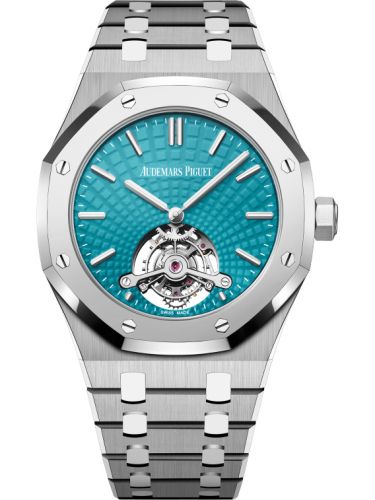 Audemars Piguet Royal Oak Ultra Thin Tourbillon Titanium - Platinum / Blue 26522IP.OO.1220IP.01