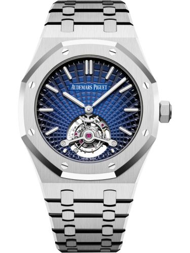 Audemars Piguet Royal Oak Ultra Thin Tourbillon Platinum / Smoked Blue Evolutive 26522PT.OO.1220PT.01