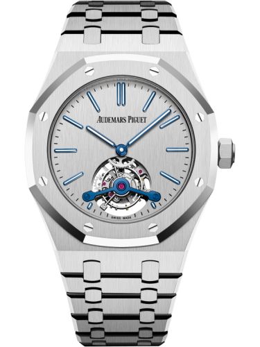 Audemars Piguet Royal Oak Ultra Thin Tourbillon Stainless Steel / Silver 26527ST.OO.1220ST.01