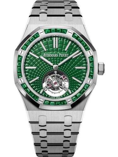 Audemars Piguet Royal Oak Self-Winding Flying Tourbillon Titanium / Emerald / Green 26532IC.EE.1220TI.01