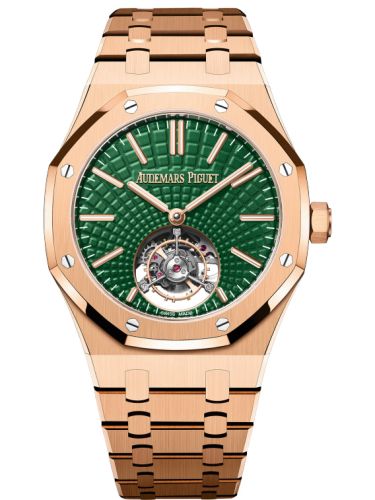 Audemars Piguet Royal Oak Self-Winding Flying Tourbillon Pink Gold / Green 26533OR.OO.1220OR.01