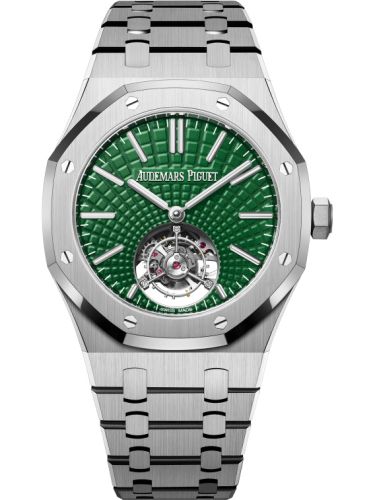 Audemars Piguet Royal Oak Self-Winding Flying Tourbillon Titanium / Green 26534TI.OO.1220TI.01