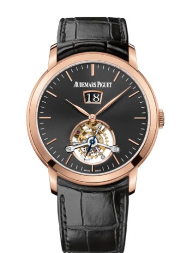 Audemars Piguet Jules Audemars Tourbillon Grande Date Pink Gold / Black 26559OR.OO.D002CR.01