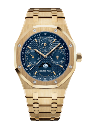 Audemars Piguet Royal Oak Perpetual Calendar 41 Yellow Gold / Blue 26574BA.OO.1220BA.01