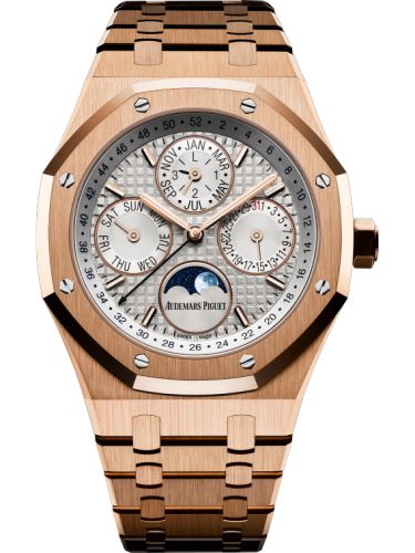 Audemars Piguet Royal Oak Perpetual Calendar 41 Pink Gold / Silver 26574OR.OO.1220OR.01