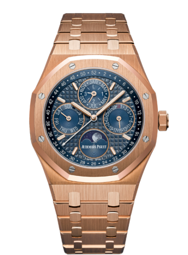 Audemars Piguet Royal Oak Perpetual Calendar 41 Pink Gold / Blue 26574OR.OO.1220OR.02