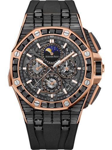 Audemars Piguet Royal Oak OffShore Grande Complication Pink Gold - Black Sapphire / Skeleton 26583OR.SS.A002CA.01