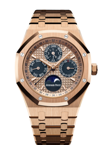 Audemars Piguet Royal Oak Perpetual Calendar 41 Pink Gold / Blue 26584OR.OO.1220OR.01