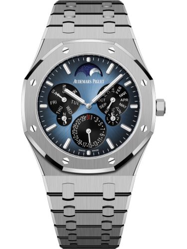 Audemars Piguet Royal Oak Perpetual Calendar Ultra Thin Titanium / Gradient Blue 26586TI.OO.1240TI.01
